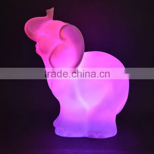 Color Change Like a Rainbow Elephant Night Light for Kids photo-2
