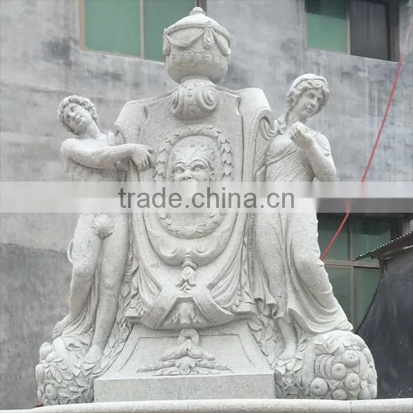 Russian Style Granite Wall Fountain With Figure Statue photo-2
