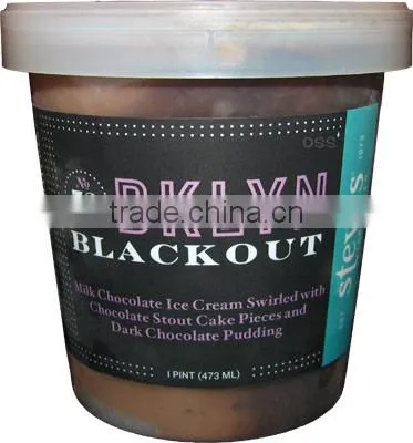 Customized IML Food Container Packaging, Ice Cream Pints,Ice Cream Tub Suppliers photo-3