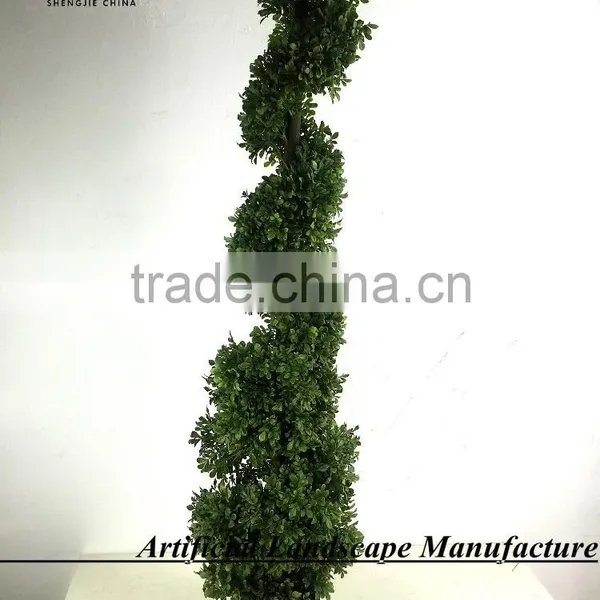 SJLJ013716 Artificial Potted Plant Fake Plastic Topiary Tree for Garden Home Decoration photo-5