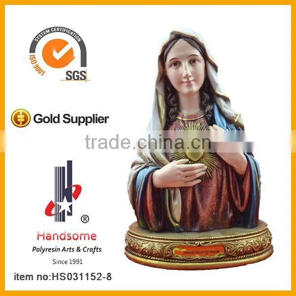 12 Inch Resin Decoration Religious Gift Virgin Mary Statues photo-3
