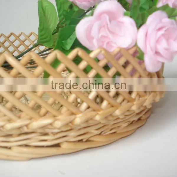 Set 3 Willow With Lining Decorative Fruit Basket Decoration photo-3