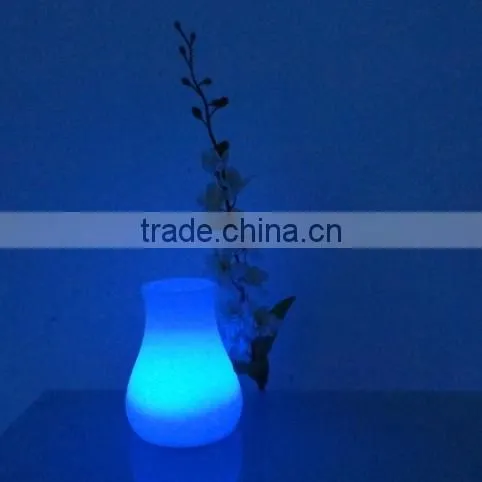 Environmental Protection PE Warm RGB Light Plastic Waterproof LED Table Lamp/lantern photo-2