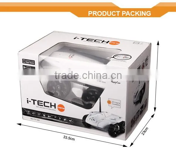 With Camera Flip Chassis Video Iphone /Andriod Tank Wifi Remote Control Spy Car photo-6