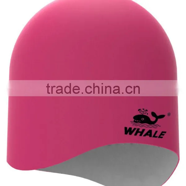 New Fashional 3D Shape Reversible 100% Silicone Dome Swim Cap (CAP-1800) photo-2