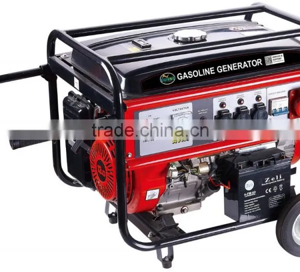 188F/190F 13HP/15HP Gasoline Engine AC Output 220V50HZ 8500w Portable Gasoline Generator photo-3