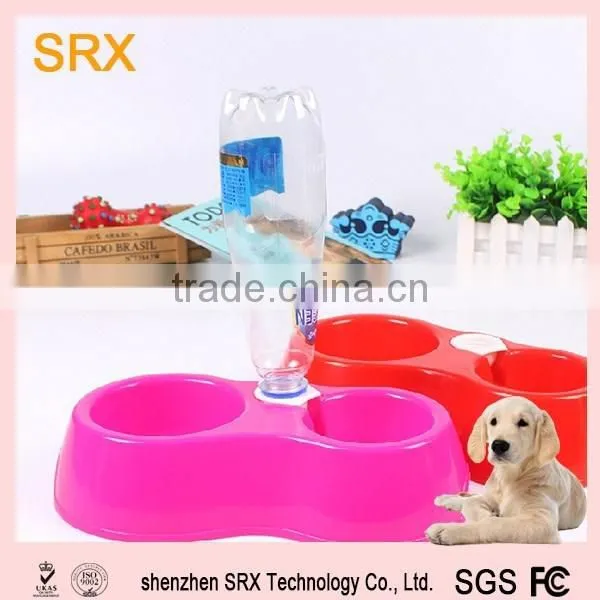 2015 Newest Designment Fashionable High Quality Disposable Automatic Plastic Pet Bowl With Double Bowl photo-2