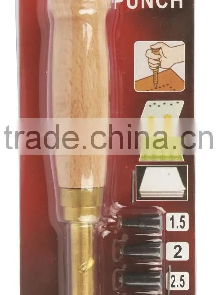 2017 Yute 1PC Leather Hole Punch With 6 Different Sizes Headers photo-2
