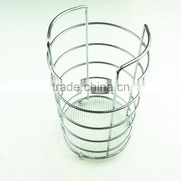 43004 Steel Wire Sink Basket Cutlery Holder Cooking Utensils Storage Kitchen Rack photo-4