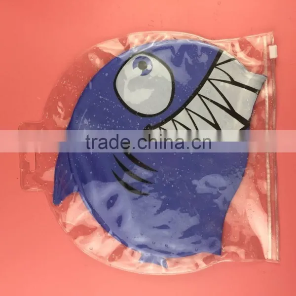 2016 Wholesale Christmas Gift Colorful Silicone Swimming Cap(for Children) photo-3
