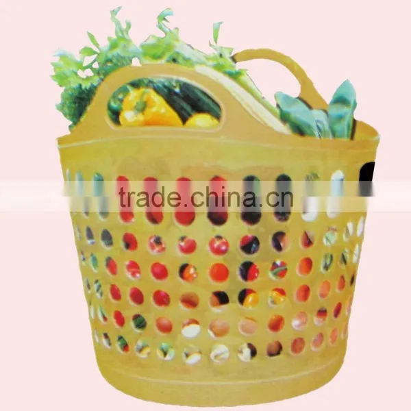 Portalble Plastic Basket for Clothing Storage photo-3