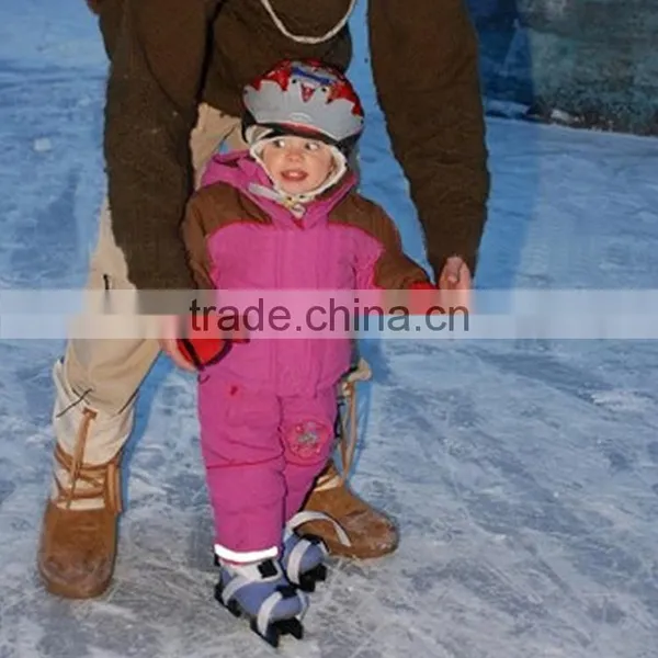 Kids Ice Skate Adjustable Double Runner Ice Skate Beginner Childs Bob Skatestoddlers and Young Children First Skates With Strap photo-3