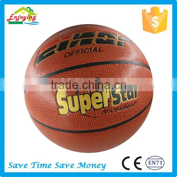 Durability Classical Regular Size 7 6 5 PVC Leather Drill Basketball photo-4