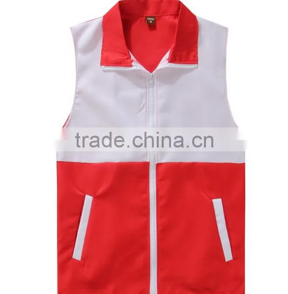 100% Cotton Volunteers Logo Embroideried 2016 Vest photo-3