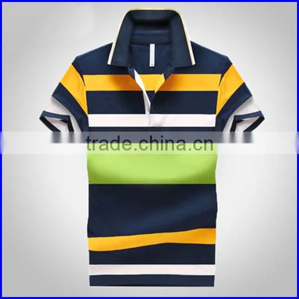 Hot Summer New Cheap Price Wholesale Striped Sport for Men's Uniform Polo Shirt