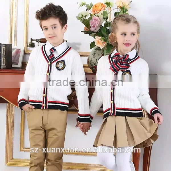 2016 European Style High Quality Primary School Uniform for Girls and Boys photo-3