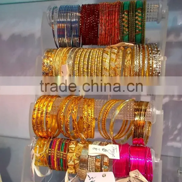 Latest Fashion Wholesale Silver Finish Bridal Set,Indian Bridal Bangles Bracelet,Fashion Bangle Sets photo-3
