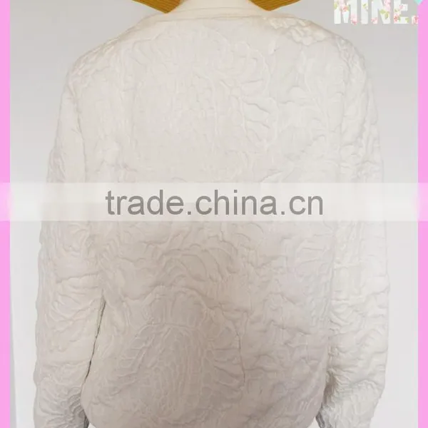 Ladies' Jacquard Fabric O-neck Sweatshirt photo-3