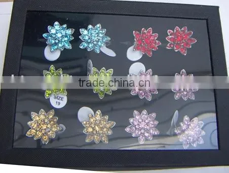 Alloy Flower Design Rings