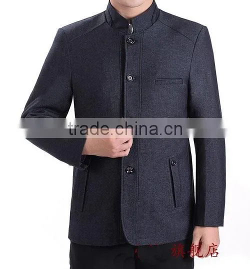 2017 Fashion Style High Quality Custom Stand Collar Jackets for Men photo-2