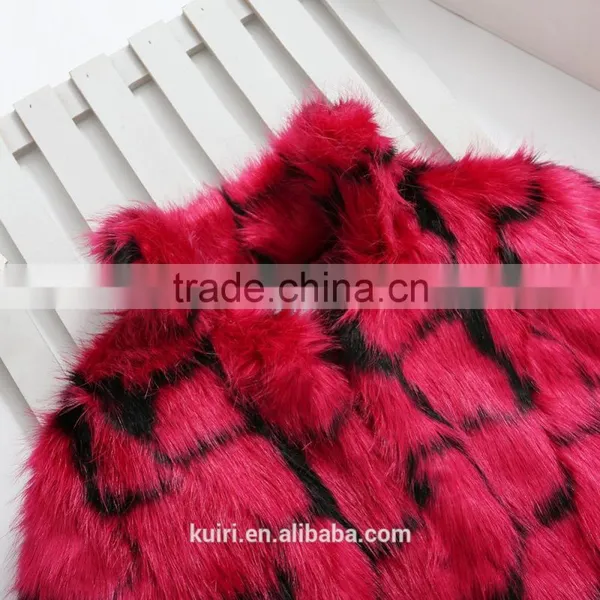 Female High Street Formal Long Winter Rabbit Fur Overcoat Korean Fashion 2016 Women Cardigan Faux Fur Coat photo-3
