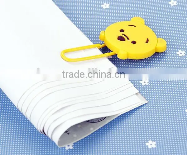 PVC Soft Material Planner Clip Cartoon Creative Paper Clip Planner Accessories photo-5