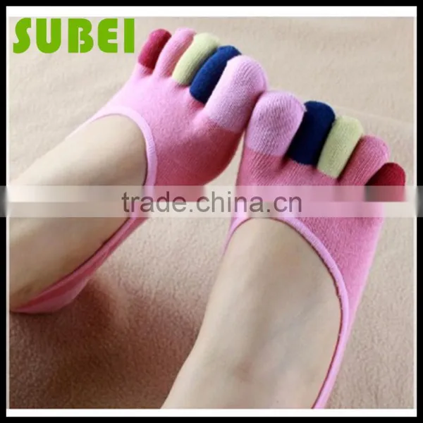 The New Women Summer Pure Cotton Low Cut Boat Toe Socks,new Toe Socks With Sweat-absorbent and Odor-resistant photo-2
