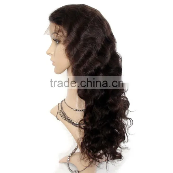 100% Human Hair Full Lace Wig With Baby Hair, Handmade Brazilian Full Lace Human Hair Wig photo-6