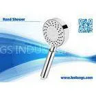 Electric Round Adjustable Eco Shower Head Hand Held With TPR Shower Nozzles
