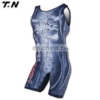 Sublimated Wrestling Singlets Wholesale photo-5