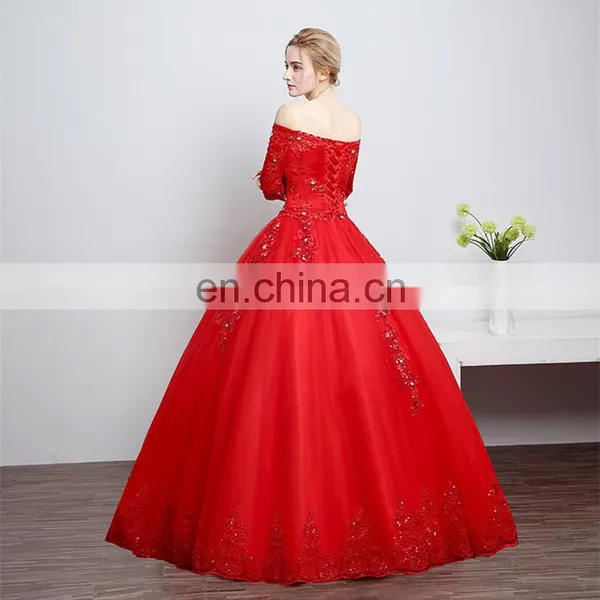 HS1602 Wholesale Price Under $100 Cheap Wedding Dress 2016 photo-2