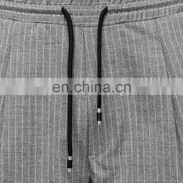 China Supplier OEM Custom Mens Casual Trousers With Drawstring Waistband photo-4