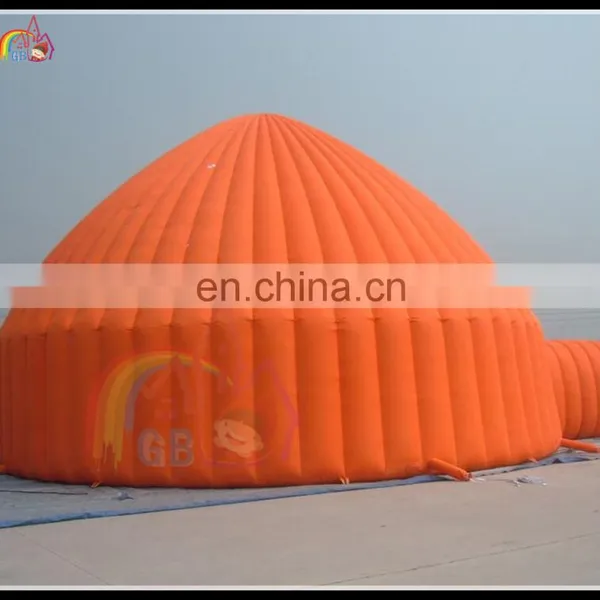 Orange Large Inflatable Tent Oxford Cloth Large Inflatable Dome Igloo for Sale photo-3