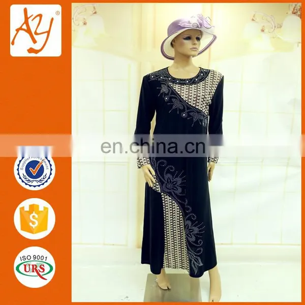 2016 Simple Kaftan Designer Muslim Abaya Dress photo-6