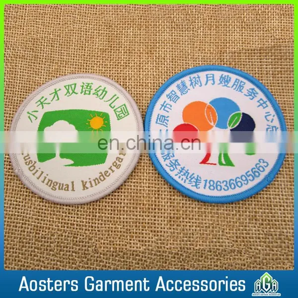 Beatiful Flag Woven Patch for Personal Thick Woven Badge for Cloth Customized Woven Patch photo-2