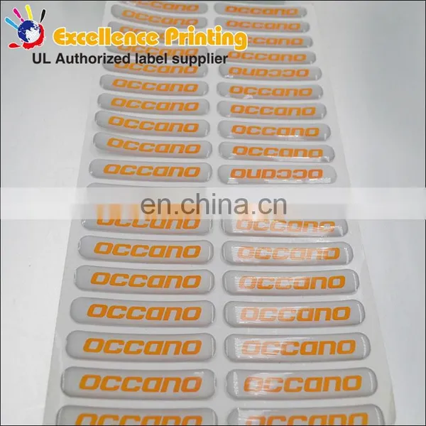 New Design Colorful Custom Heart Epoxy Stickers photo-6