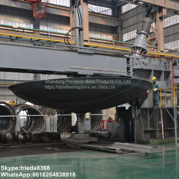 ISO 9001 500mm ~ 2000mm Steel Hemisphere Large Metal Half Hollow Sphere photo-2