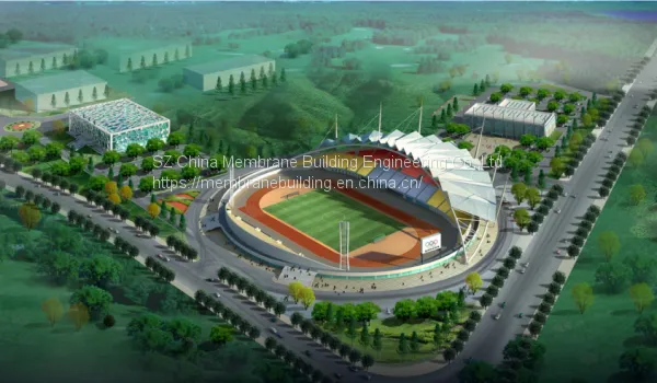 Stadium Architecture Tensile Membrane Roof photo-3