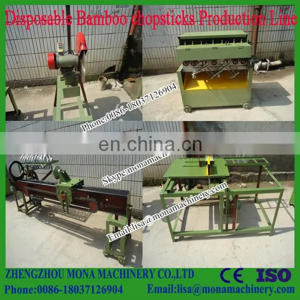 Disposable Bamboo Chopsticks Production Line/twins Bamboo Chopstick Making Machine photo-4