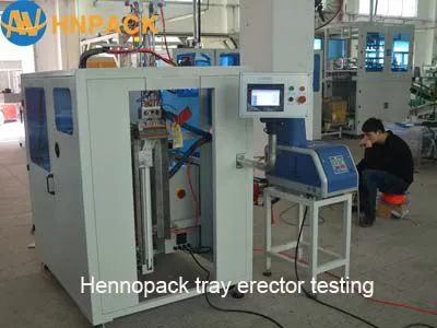 Hennopack Direct Sale High SpeedCorrugated Box Trays Erector Machine photo-3