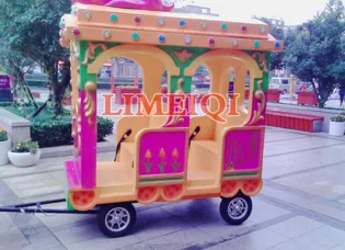 14 Seats Animal Train Funfair Rides Elephant Electric Track Train photo-2