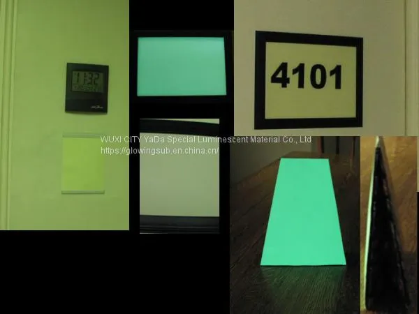 High Quality Night Glow Plate Board Sheet for Safety Signs