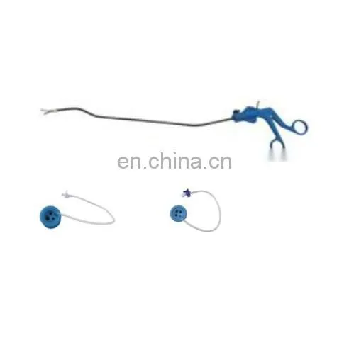 Flexible S Shaped Suction Irrigation Set for Single Port Laparoscopic Medical Instruments photo-3