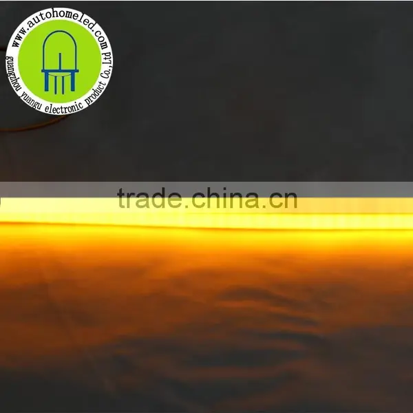 Universal LED Flexible Strip White or White Yellow Dual Color DRL Light photo-3