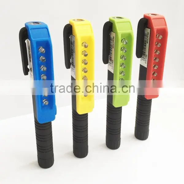 7+1 Led Magnetic Pocket Torch Led Pen Light With Clip photo-3