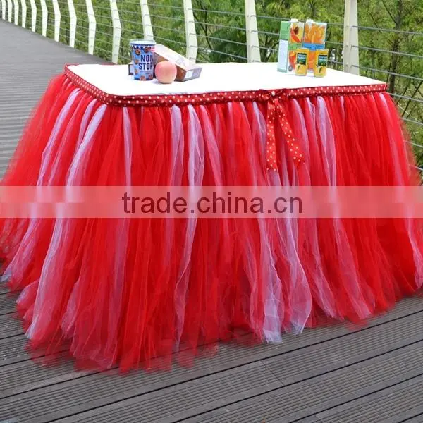 Romantic Tutu Tulle Wedding Party Birthday Supply Dessert Station Gauze Decoration SD103 photo-3