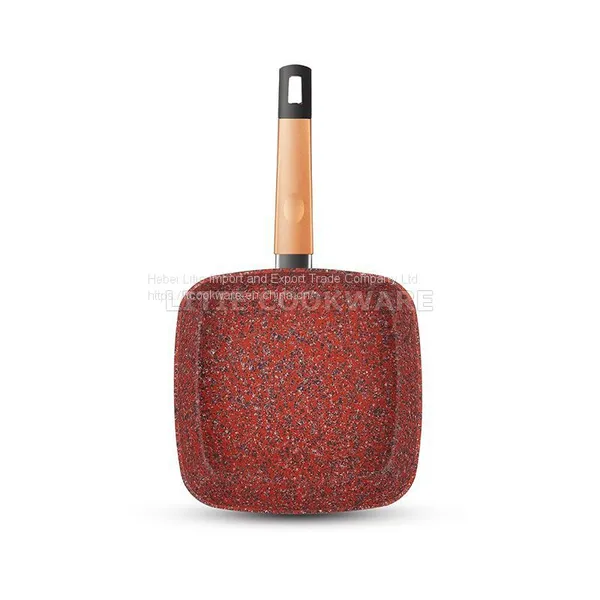 Home Kitchen Non Stick Induction Aluminum Marble Coating Fry Pan Skillet Manufacturer Frying Pan Wholesales photo-2