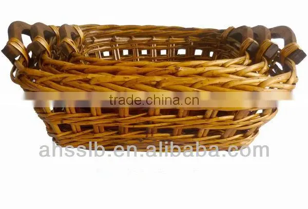 2013 New Style Willow Storage Plate With Ears photo-2