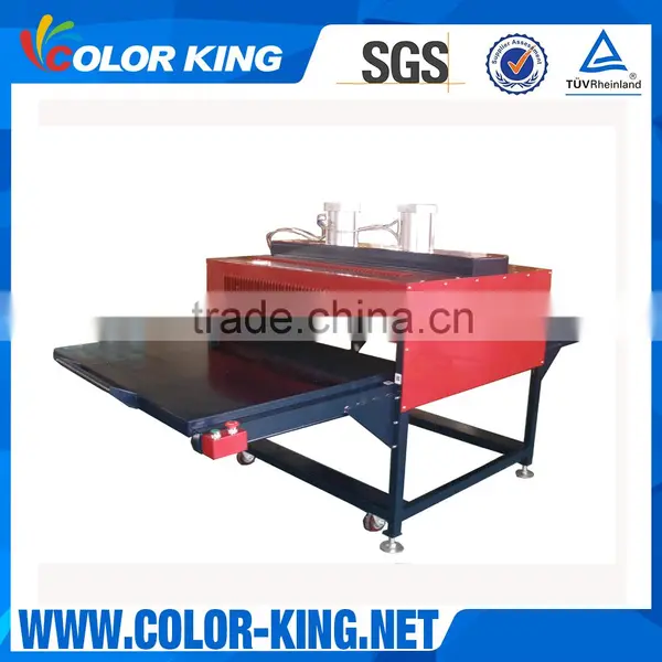 Double Station Automatic Pneumatic Sublimation Large Format Sublimation Heat Press photo-4