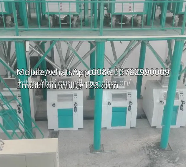 Wheat Flour Milling Machine Roller Mill Maize Corn Flour Milling Plant